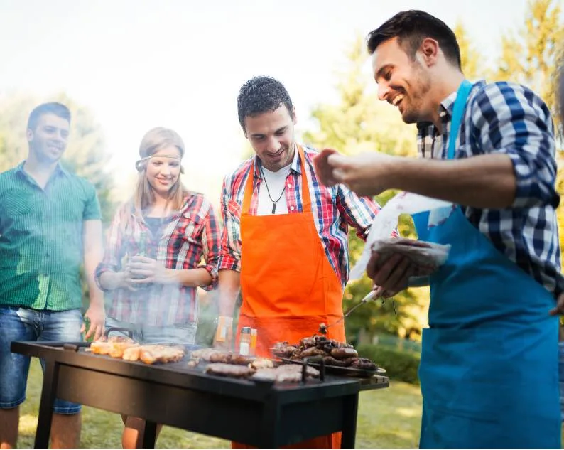 BBQ voor Club Carnivoor